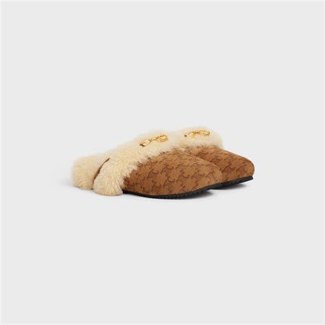 buy celine fur slippers|women's celine pants.